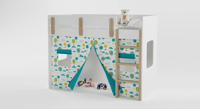 Glamping Bunk Bed-Blue (Blue, Matte Finish) by Urban Ladder - Cross View Design 1 - 356461