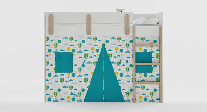 Glamping Bunk Bed-Blue (Blue, Matte Finish) by Urban Ladder - Front View Design 1 - 356462