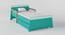 Jujube Bed-Teal (Teal, Matte Finish) by Urban Ladder - Cross View Design 1 - 356482