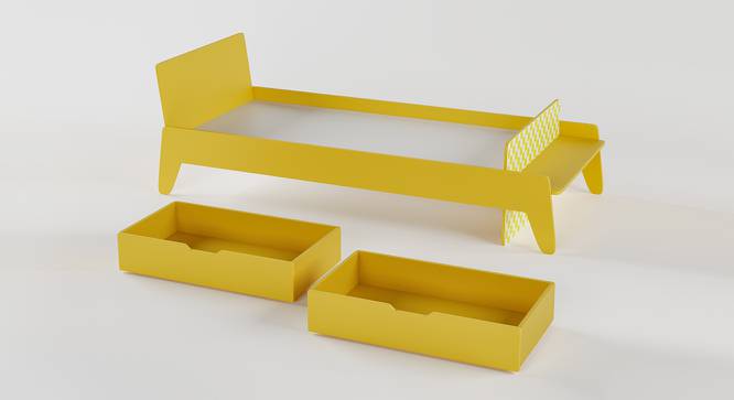 Monkey Bench Bed-Yellow (Yellow, Matte Finish) by Urban Ladder - Front View Design 1 - 356506