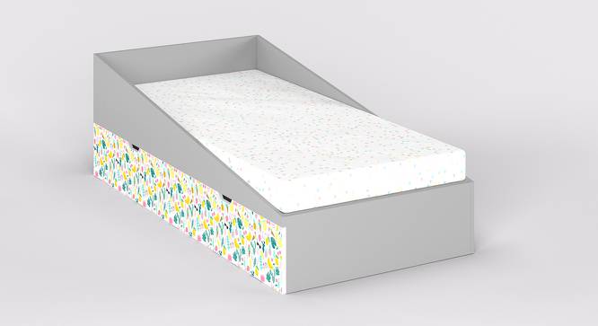 Ramp Up Bed - Electric Blue (Electric Blue, Matte Finish) by Urban Ladder - Cross View Design 1 - 356531