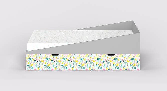 Ramp Up Bed - Electric Blue (Electric Blue, Matte Finish) by Urban Ladder - Front View Design 1 - 356532