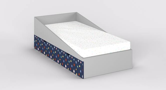 Ramp Up Bed - White (White, Matte Finish) by Urban Ladder - Cross View Design 1 - 356536