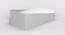 Ramp Up Bed - White (White, Matte Finish) by Urban Ladder - Rear View Design 1 - 356538