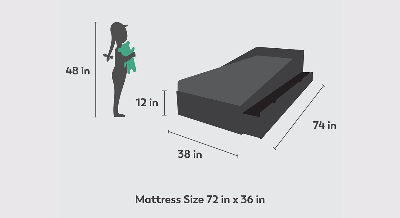Ramp up bed white 6