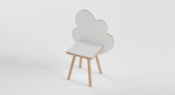 Cottonball Chair - White (White, Matte Finish) by Urban Ladder - Cross View Design 1 - 356582