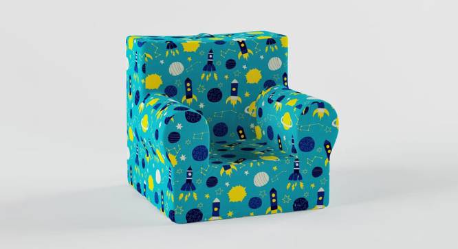 Happy Camper Sofa-Blue (Blue, Matte Finish) by Urban Ladder - Cross View Design 1 - 356603