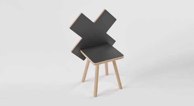 Ninja Style Chair - Black (Black, Matte Finish) by Urban Ladder - Cross View Design 1 - 356619