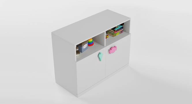 Candyland Storage Cabinet (White, Matte Finish) by Urban Ladder - Cross View Design 1 - 356644