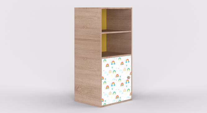 Easy Peasy Storage (Oak, Matte Finish) by Urban Ladder - Cross View Design 1 - 356649