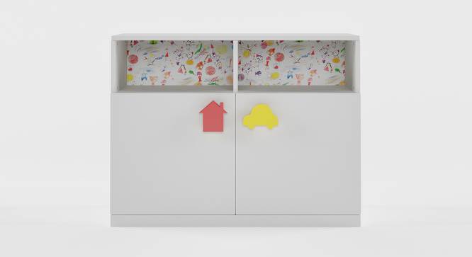 Joy Ride- Storage Cabinet (White, Matte Finish) by Urban Ladder - Front View Design 1 - 356682