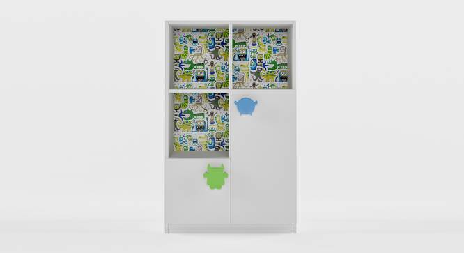 Little-Monsters Storage - Cabinet (White, Matte Finish) by Urban Ladder - Front View Design 1 - 356687