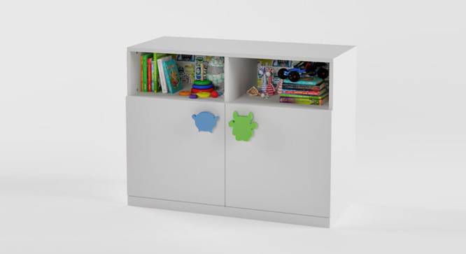 Little-Munchkins Storage - Cabinet (White, Matte Finish) by Urban Ladder - Front View Design 1 - 356699