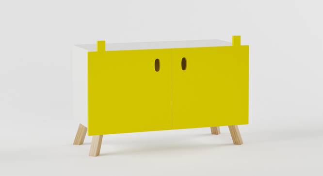 Mama Hippo Storage - Yellow (Yellow, Matte Finish) by Urban Ladder - Cross View Design 1 - 356709