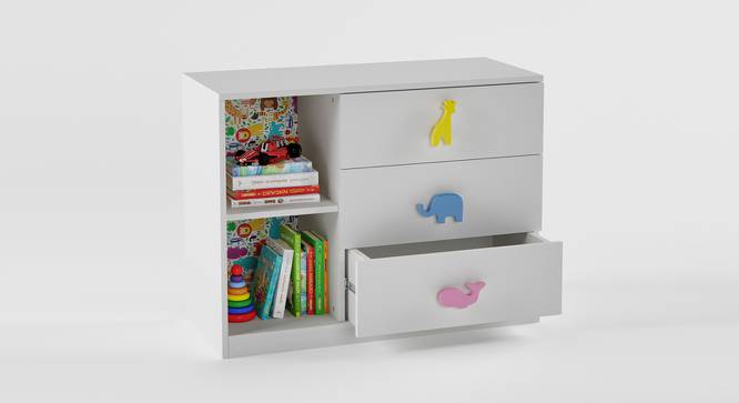 Petting Zoo Chest of Drawers (White, Matte Finish) by Urban Ladder - Cross View Design 1 - 356712