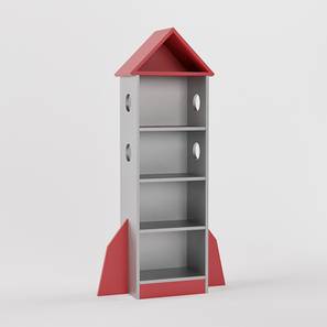 Bookshelf In Noida Design Spacechamp Engineered Wood Kids Bookshelf in Silver Grey Colour
