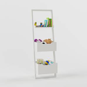 Engineered Wood Kids Storage Cabinet in White Colour
