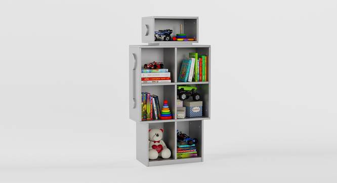 Wall-E Storage (Matte Finish, Silver Grey) by Urban Ladder - Cross View Design 1 - 356766