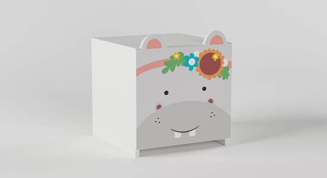 Wild Things Storage - Hippo (White) by Urban Ladder - Cross View Design 1 - 356771