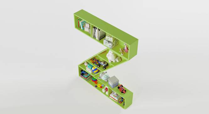 Zootopia Storage - Green (Green, Matte Finish) by Urban Ladder - Front View Design 1 - 356784