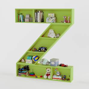 Bookshelf In Bhopal Design Zootopia Engineered Wood Kids Bookshelf in Green Colour