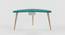 Boomerang Table Storage - Caribe (Teal, Matte Finish) by Urban Ladder - Front View Design 1 - 356807