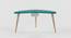 Boomerang Table Storage - Caribe (Teal, Matte Finish) by Urban Ladder - Front View Design 1 - 356807