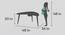 Boomerang Table Storage - White (White, Matte Finish) by Urban Ladder - Design 1 Dimension - 356819