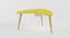 Boomerang Table Storage - Yellow (Yellow, Matte Finish) by Urban Ladder - Rear View Design 1 - 356823