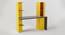 Color Block Study Table (Yellow, Matte Finish) by Urban Ladder - Rear View Design 1 - 356843