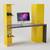 Color block study table lp