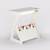 Height adjustable growing up table white kids lp