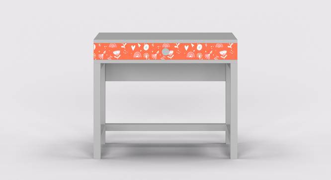 Topolino Study Table - Silver Grey (Matte Finish, Silver Grey) by Urban Ladder - Front View Design 1 - 356901