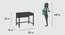 Topolino Study Table - Silver Grey (Matte Finish, Silver Grey) by Urban Ladder - Design 1 Dimension - 356903