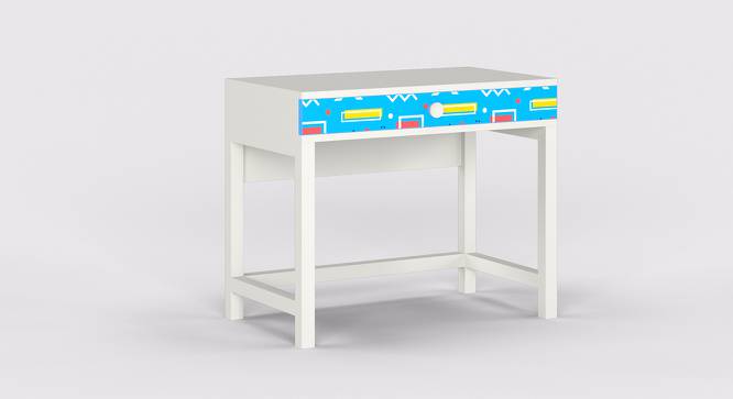 Topolino Study Table - White (White, Matte Finish) by Urban Ladder - Cross View Design 1 - 356905