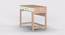 Topolino Study Table - White and Oak (Matte Finish, White and Oak) by Urban Ladder - Rear View Design 1 - 356911
