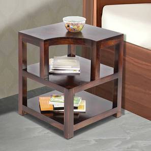Bedroom Furniture Design Design Aural Solid Wood Bedside Table in Finish