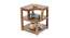 Aural Bedside Table - Teak Finish (Teak Finish) by Urban Ladder - Cross View Design 1 - 357016