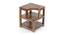 Aural Bedside Table - Teak Finish (Teak Finish) by Urban Ladder - Front View Design 1 - 357029