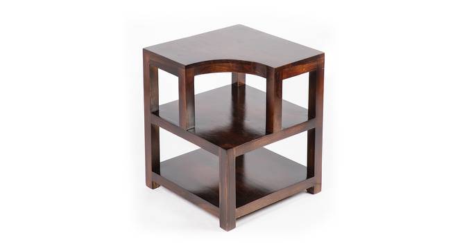 Aural Bedside Table - Walnut Finish (Walnut Finish) by Urban Ladder - Front View Design 1 - 357030