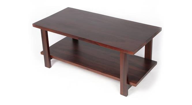 Aroda Coffee Table - Walnut Finish - Small (Walnut Finish, Walnut Finish) by Urban Ladder - Front View Design 1 - 357034