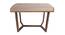 Aspyn Dining Table (Teak Finish, Teak Finish) by Urban Ladder - Front View Design 1 - 357039