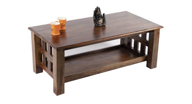 Blairs Coffee Table - Teak Finish (Teak Finish, Teak Finish) by Urban Ladder - Cross View Design 1 - 357106