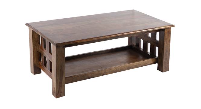 Blairs Coffee Table - Teak Finish (Teak Finish, Teak Finish) by Urban Ladder - Front View Design 1 - 357121