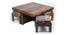 Blane Coffee Table Set - Multicolour Patch Kantha (Teak Finish, Multicolour Patch Kantha) by Urban Ladder - Design 1 Side View - 357250
