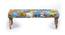 Cairo Bench - Multicolour Patch Kantha (Teak Finish, Multicolour Patch Kantha) by Urban Ladder - Front View Design 1 - 357319