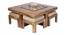 Edel Coffee Table Set - Jute Beige (Teak Finish, Jute Beige) by Urban Ladder - Rear View Design 1 - 357420