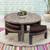 Nashville coffee table set grey velvet lp