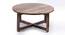 Nashville Coffee Table Set - Brown Sparkle Velvet (Teak Finish, Brown Sparkle Velvet) by Urban Ladder - Rear View Design 1 - 357661