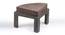 Nashville Coffee Table Set - Grey Velvet (Grey Velvet, Antique Grey Finish) by Urban Ladder - Design 1 Side View - 357677
